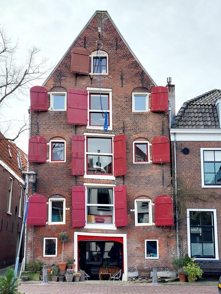 Traditional crooked house in Haarlem, Netherlands | Solange Isaacs