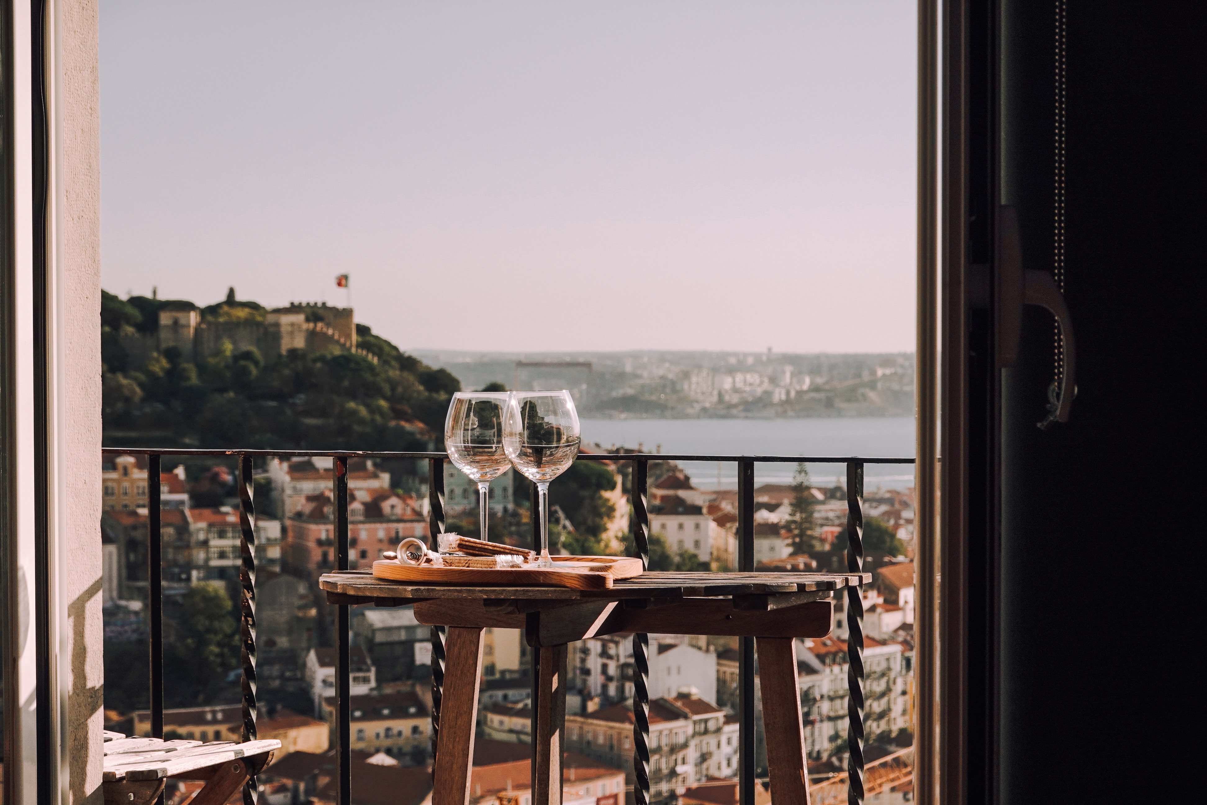 Lisbon's iconic Belem Tower, a UNESCO World Heritage site by the Tagus River.