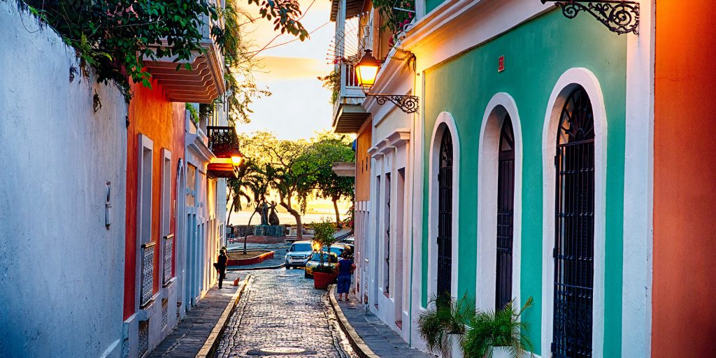 Captivating view of Old San Juan's historic architecture, provided by Marriott San Juan Condado Beach, encapsulating the charm and heritage of Puerto Rico.